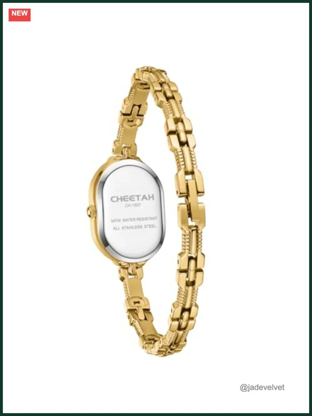 Women's Gold Bangle Watch Vintage Bracelet Numeral Dial Sapphire Crystal